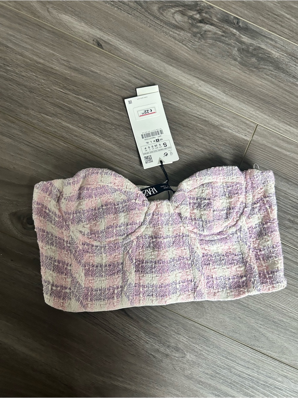 Zara Strapless Bustier Top